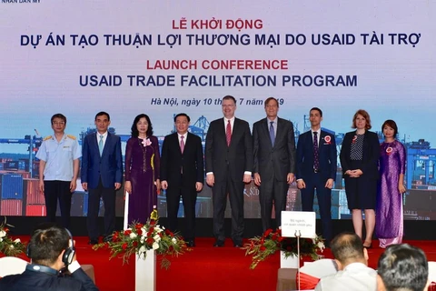 Dự án tạo thuận lợi thương mại đã chính thức được khởi động ngày 10/7. (Ảnh: CTV/Vietnam+)