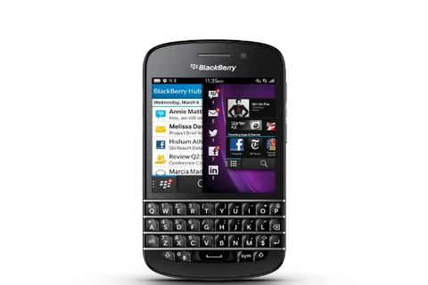 Điện thoại Blackberry với bàn phím Qwerty. (Nguồn: blackberry.com)
