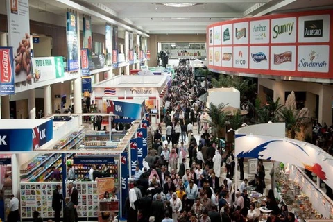 Quang cảnh Hội chợ Gulfood 2014 tại Dubai. (Nguồn: www.dubaicalendar.ae)