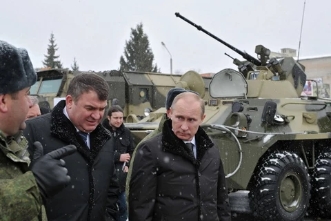 Giới nghiên cứu Đông Âu nhận định rằng Nga sẽ không can thiệp quân sự vào Ukraine. (Nguồn ảnh: AFP-TTXVN)