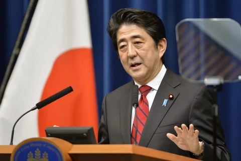 Thủ tướng Nhật Shinzo Abe. (Nguồn:Kyodo/ TTXVN)