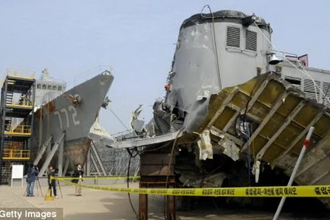 Chiến hạm Cheonan. (Nguồn:Getty Images)
