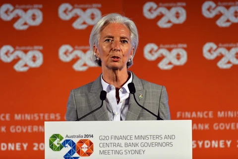 Tổng giám đốc IMF Christine Lagarde. (Nguồn:AFP/TTXVN)