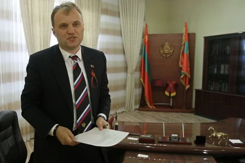 Thủ lĩnh đối lập của Transdniestr Yevgeny Shevchuk kêu gọi sáp nhập vào Nga. (Nguồn:www.rferl.org)