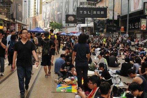 Thủ lĩnh sinh viên Hong Kong: “Chiếm Trung tâm” sẽ không rút lui