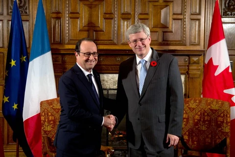 Canada và Pháp thúc đẩy hợp tác kinh tế và an ninh song phương