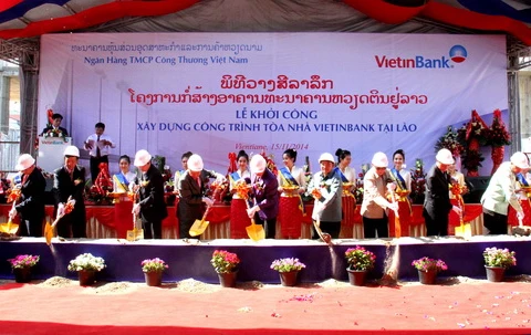 VietinBank khởi công xây dựng tổ hợp văn phòng, trụ sở tại Lào