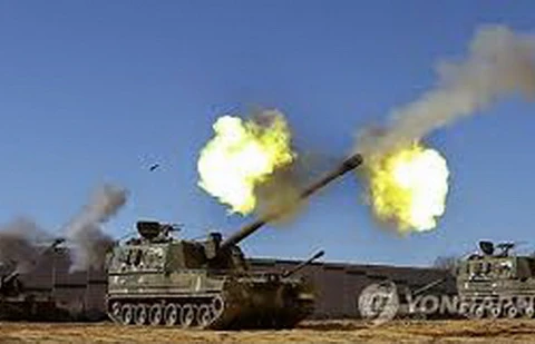 Hàn Quốc tập trận bắn đạn thật gần đường hải giới liên Triều