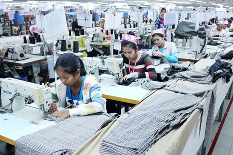 Kim ngạch xuất khẩu dệt may và giầy da Campuchia đạt trên 6 tỷ USD 