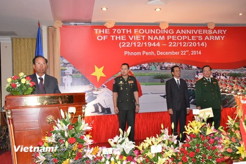 Kỷ niệm 70 thành lập Quân đội Nhân dân VN tại Lào và Campuchia