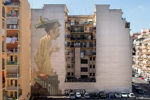 Thủ đô Rome triển khai dự án nghệ thuật đường phố ở vùng ngoại ô
