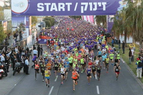 Cuộc thi marathon thường niên tại Israel phải kết thúc sớm