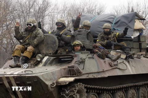 Thỏa thuận ngừng bắn mới tại miền Đông Ukraine lại bị vi phạm 