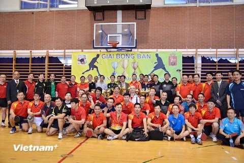 Tám nước tham gia giải bóng bàn của người Việt tại Ba Lan