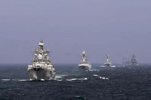 Nga và Trung Quốc bắt đầu tập trận chung trên Địa Trung hải 