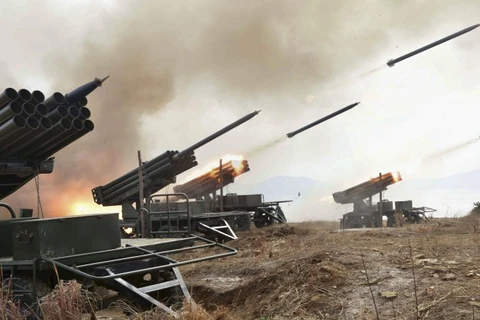 Triều Tiên tiếp tục diễn tập bắn đạn thật ngày thứ hai liên tiếp 