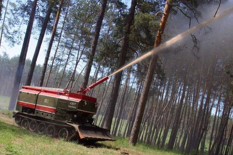 Quân đội Nga được trang bị xe tăng cứu hỏa đặc biệt