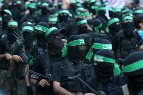 Các tay súng phong trào Hamas. (Nguồn: rahafonline.com)