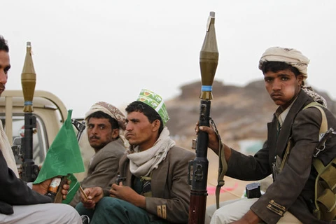 Lực lượng phiến quân tại Yemen.(Nguồn: english.alarabiya.net)