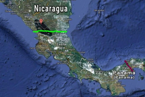 Kênh đào Nicaragua. (Nguồn: The Maritime Executive)