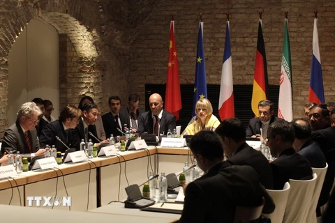 Một cuộc đàm phán hạt nhân giữa Iran và P5+1 ngày 24/4/2015 tại Áo. (Nguồn: AFP/TTXVN)