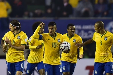 Tuyển Brazil tại Copa America 2015. (Nguồn: skysports)