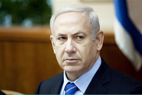 Thủ tướng Benjamin Netanyahu đe dọa can thiệp quân sự vào Israel. (Nguồn: telegraph)