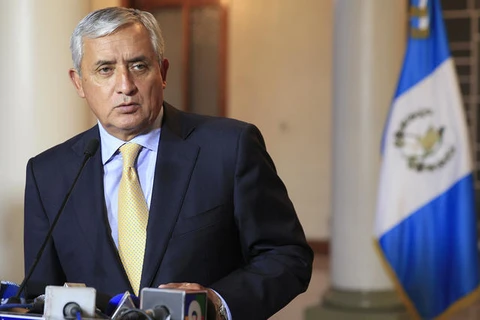 Tổng thống Guatemala Otto Perez Molina. (Nguồn: sensiseeds)