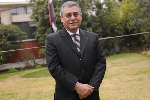 Đại sứ Ai Cập tại Israel Hazem Khairat. (Nguồn: latercera)