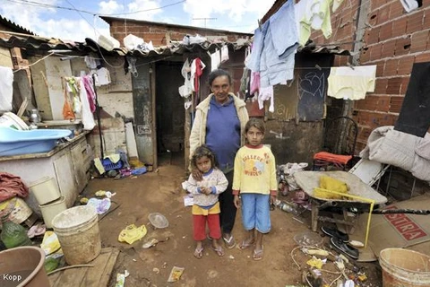 Dân nghèo Brazil. (Nguồn: dw)
