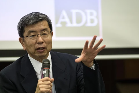 Trong ảnh: Chủ tịch Ngân hàng Phát triển châu Á (ADB), ông Takehiko Nakao. (Nguồn: AFP/TTXVN)