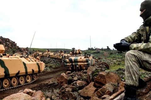 Binh lính Thổ Nhĩ Kỳ đã tiến vào Syria. (Nguồn: Defence Post)