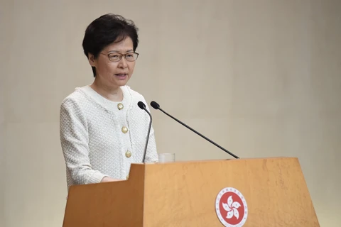Trưởng Đặc khu Hong Kong Lâm Trịnh Nguyệt Nga. (Nguồn: THX/TTXVN)