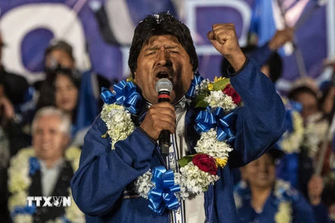 Ông Morales có thể tái đắc cử Tổng thống Bolivia ngay tại vòng 1