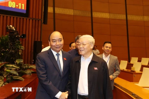 [Photo] Tổng Bí thư, Chủ tịch nước Nguyễn Phú Trọng dự phiên chất vấn