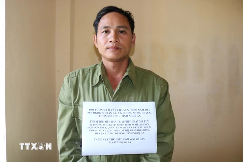 Nghệ An: Bắt đối tượng mua bán trái phép 3kg ma túy đá