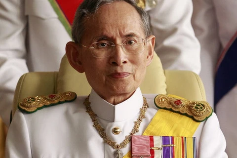 Nhà Vua Thái Lan Bhumibol Adulyadej. (Nguồn: AFP)