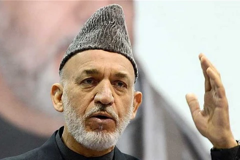Tổng thống Afghanistan Hamid Karzai. (Nguồn: AFP)