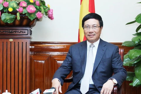 Phó thủ tướng, Bộ trưởng ngoại giao Phạm Bình Minh. (Nguồn: (Ảnh: Lâm Khánh - TTXVN) 