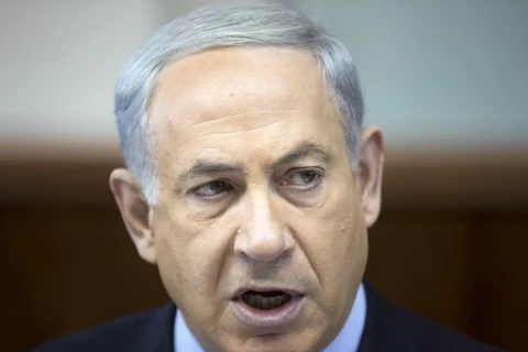 Thủ tướng Israel Benjamin Netanyahu. (Nguồn: THX/TTXVN)