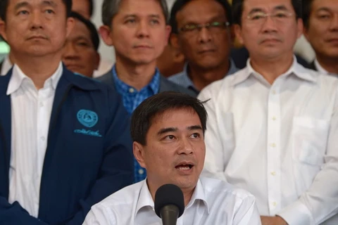 Đảng Dân chủ đối lập tại Thái Lan quyết định tẩy chay cuộc tổng tuyển cử dự kiến diễn ra vào ngày 2/2/2014. (Nguồn: AFP/TTXVN)
