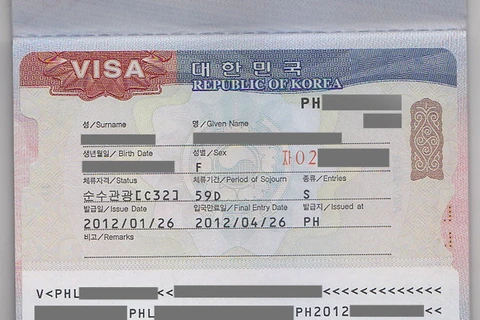 Visa Hàn Quốc. (Nguồn: budgetwiseasia.com)