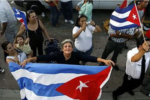 Người dân Cuba tại bang Florida. (Nguồn: cafefuerte.com)