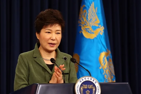 Tổng thống Hàn Quốc Park Geun-hye. (Nguồn: AFP/TTXVN)