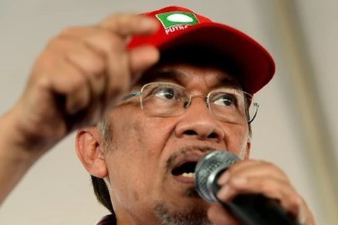 Thủ lĩnh đối lập ở Malaysia Anwar Ibrahimi. (Nguồn: AFP) 