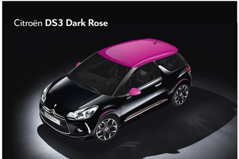 Citroen tung ra phiên bản DS3 Dark Rose đặc biệt