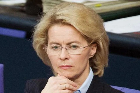 Bộ trưởng Quốc phòng Đức Ursula von der Leyen. (Nguồn: AFP)