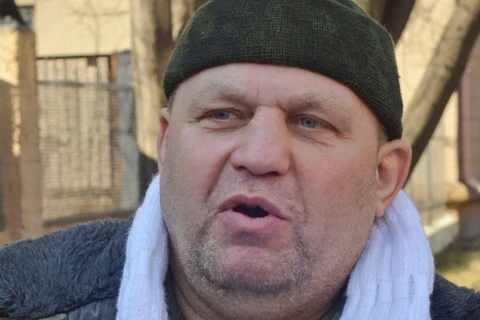 Thủ lĩnh cực hữu Oleksandr Muzytshko. (Nguồn: AP)