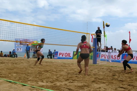 Khai mạc Giải bóng chuyền bãi biển toàn quốc 2014