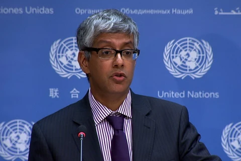  Phó Phát ngôn viên của Tổng thư ký Liên hợp quốc Farhan Haq. (Nguồn: virakesari.lk)
